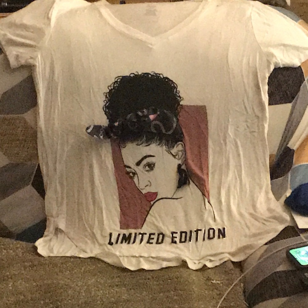 White Graffic Tee